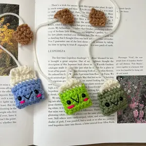 Crochet teabag bookmark