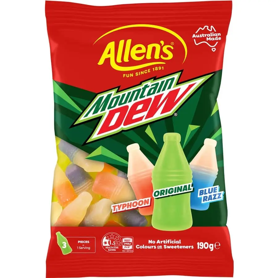 Citrus Flavored Jelly Bottles 190g