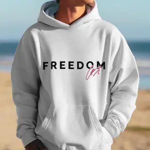 Freed0m Shirt, Motivational Shirt, Patriotic Graphic Pullover, Inspirational Quote Shirt, Unisex Streetwear, Gift for Men Women