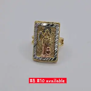 LA SANTA MUERTE / the grim reaper fashion ring Gold-plated three colors sizes# 8  #9 #10 available