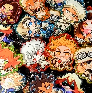 GACHI Trash Charms | Acrylic Keychain Charms, gachiakuta charms