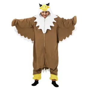 Eagle Onesie Pajamas Halloween Cosplay Eagle Costume for Women Men