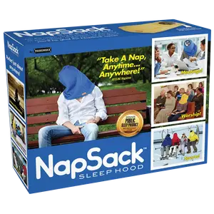 Nap Sack Prank Gift Box by Prank-O, Unique Gift Box, Ideal Gift, Nap Sack Sleep Hood, Prank Gift