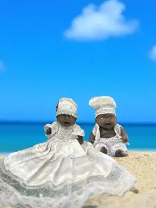 Ibeyis Jimaguas de Obatala Niña y Niño / Ibeyis Jimaguas of Obatala Girl & Boy