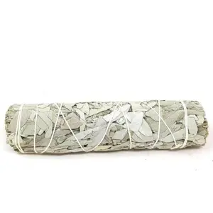 California White Sage Smudge Stick - Natural Cleansing Stick for Negative Energy, Safe to Use & Promotes Positivity - 4”