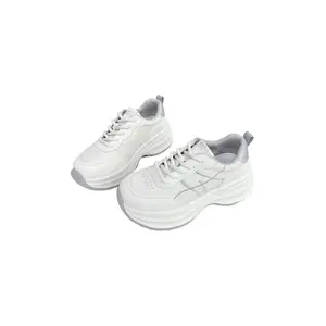 Women's Shoes 2026 Spring New Style Ladies' Genuine Leather Elegant Versatile Sneakers Fashionable Elegant Versatile Forrest Gump Shoes