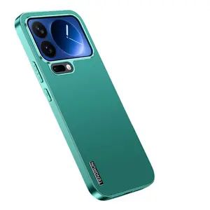 Luxury Ultra-Thin Metal Paint Phone Case for Xiaomi 17 Pro Max, Electroplated Design, Lens Protection Frame, Shockproof PC Material