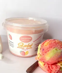 LEMON AND STRAWBERRY SHERBET WHIPPED WAX MELTS