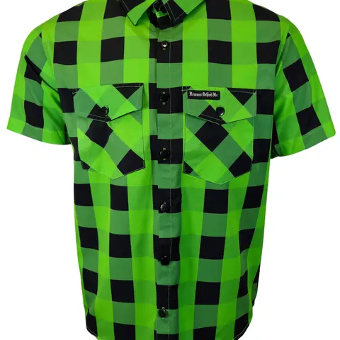 "Incredible H" Light-Weight 4-Way Stretch Button Up Shirt Breathable