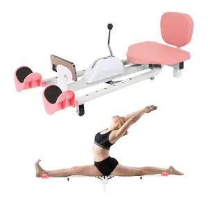 Split Machine, Leg Stretcher Split Machine for Flexibility, Splits Adjustable 0-180° Leg Split Stretching Machine for Ballet, Yoga, Dance, Gymnastics Training Equipment, Silent Wheels, 330lbs Capacity