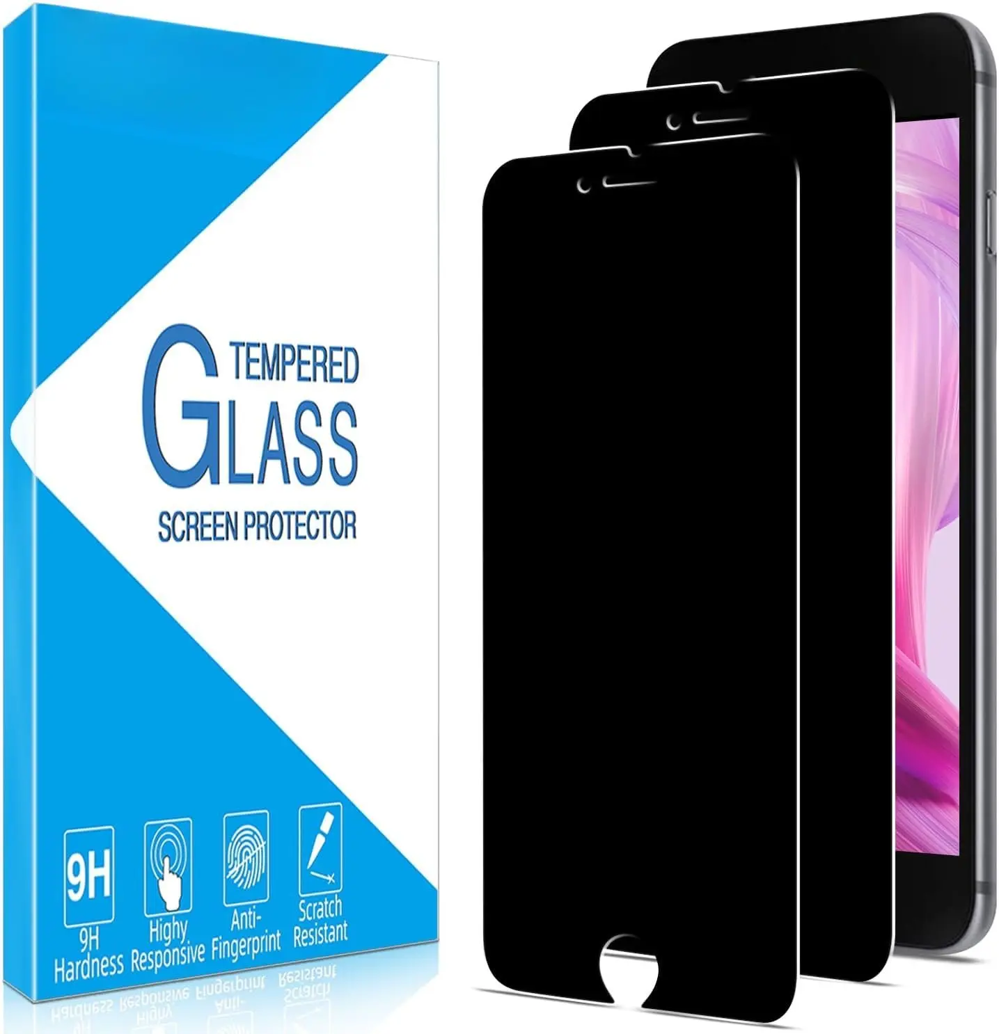 [2 Pack  Screen Protector Designed For  SE 3, SE 2022,  SE 2, SE 2020 Tempered Glass, Anti-Scratch, Bubble Free, Accessories, Smartphone