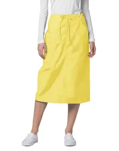 Adar Universal Mid-Calf Length Drawstring Scrub Skirt