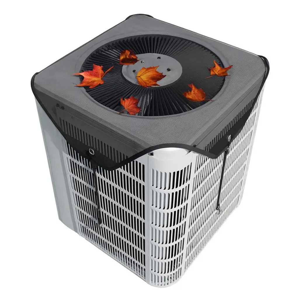 Air Conditioner Cover，Duty Waterproof & Dustproof Design with Breathable Mesh Protector | 1-Pack Universal  for Home Exterior Accessories  25.98In*25.98In Outdoor Durable duty