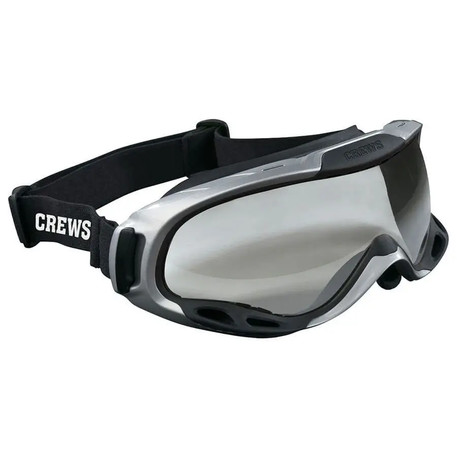 MCR Safety PGX1 Safety Goggle Elastic Strap Clear Anti-Fog Lens