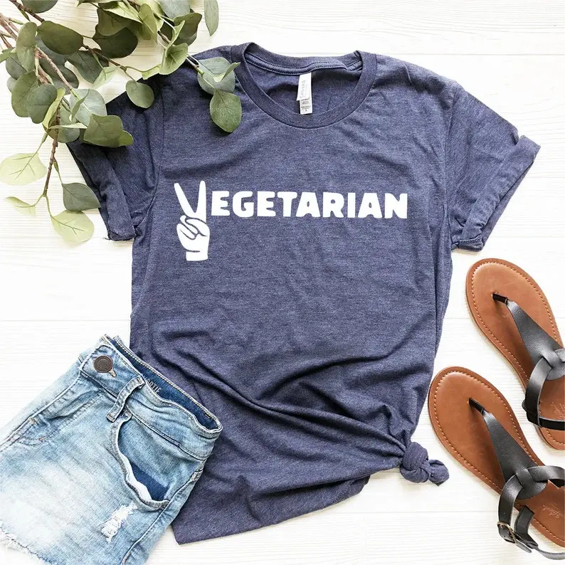 Vegetarian T-Shirt, Animal Lover Tee, Animal Activist Shirt, Vegan Shirt, Vegan Gift, Vegetarian Gift, Funny Vegetarian Tee, Veggie Tee