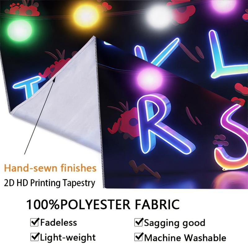 Home Decor With Quirky Stories, Creative Letter Lights, Patterned Tapestries, Fashionable Room Flags, Unique Wall Art In Living Rooms And Bedrooms, Suitable For High-End Decoration In Various Places