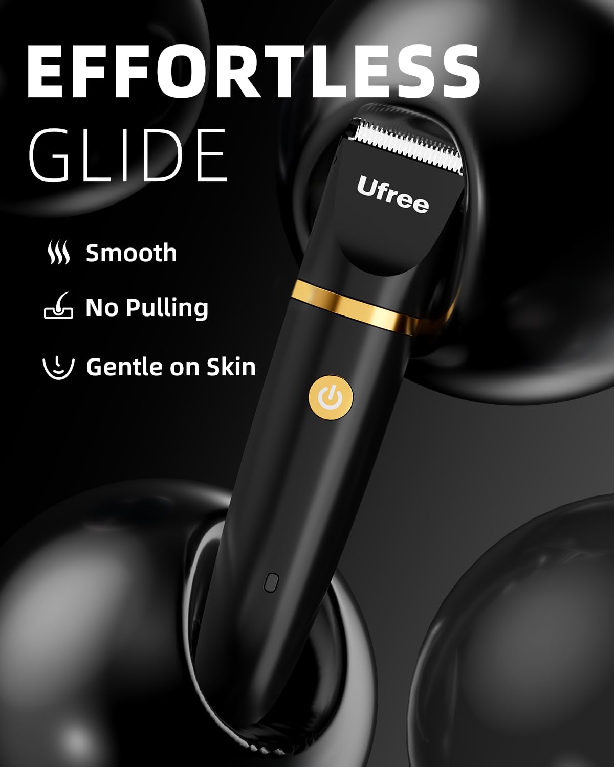 Manscape Body Hair Trimmer for Men:Hair Trimmer, 3 in 1 Versatile Electric Shaver for Groin,Face,Beard,Nose,Waterproof Body Groomer with Ceramic Blades, Mens Gifts