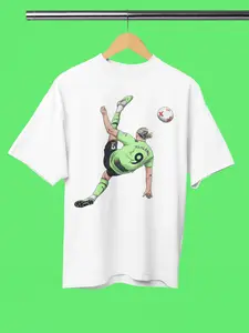 Haaland Bicycle Kick T-Shirt - Perfect for Football Fans!