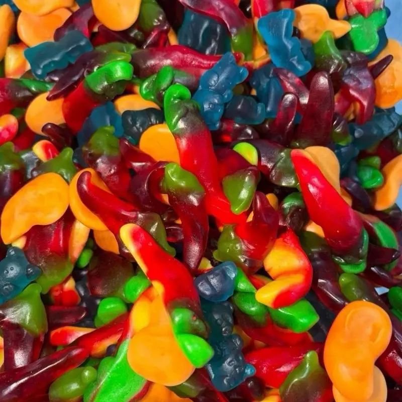 Hot and Spicy Gummy Candy Mix Snack, 6-oz Bag for Spicy Candy Enthusiasts