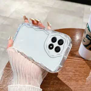 For Honor X6a phone case, durable protective case, fashionable phone accessories, cream glossy solid color phone case, durable and lightweight design, TPU simple appearance. Protective and anti drop phone case, available in multiple colors