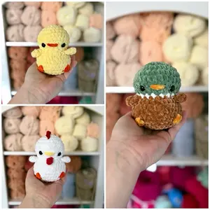 Derpy Birds Handmade Crochet Plushies