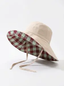Women's Fisherman Hat 2026 New Early Spring Trendy Wide Brim Sun Protection Dual-Sided UV Shield Summer Face Cover Bucket Hat