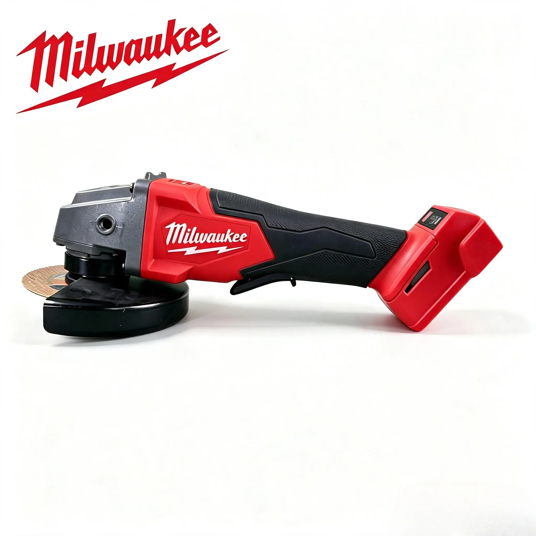 Milwaukee M18 Series Cordless Brushless Angle Grinder - 125mm, 9500 RPM Max No-Load Speed, M10-M14 Spindle Thread, Slim Grip Power Tool for Metal Cutting, Steel Surface Treatment