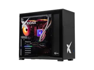 Xidax X-6 Series AMD Ryzen 5 7600 3.8GHz (up to 5.1GHz) , AMD Radeon RX 9060XT 8GB, 2TB NVMe M.2 SSD, 32GB (2x16GB) RAM, Genuine Window 11 Home Xen Black Gaming Desktop - Assembled & Serviced in Utah