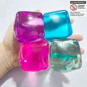 4 Counts Stress-Relief Toy Set, Slow-Rebound Squeeze Squishies, Pressure-Release Office Desk Toys, Anti-Stress Kit, Fun Gift for Holidays and Parties