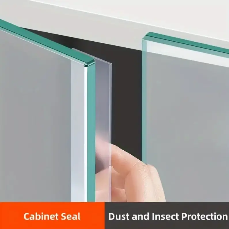 Silicone Transparent Sealing Strips - Door Weather Stripping, Window Sealing Strips, Door Sealing Strips, Shower Glass Gap Tape