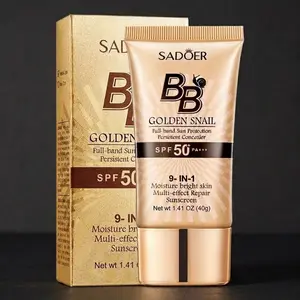 High Coverage Waterproof Snail BB Cream - Matte Long-Lasting, Oil Control Moisturizing, Natural Flawless Makeup, Refreshing Non-Greasy, Beginner Friendly, Mother's Day Gift