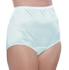 Nylon Brief Panty (Style 331/Plain Jane) 4 Pack in Blue