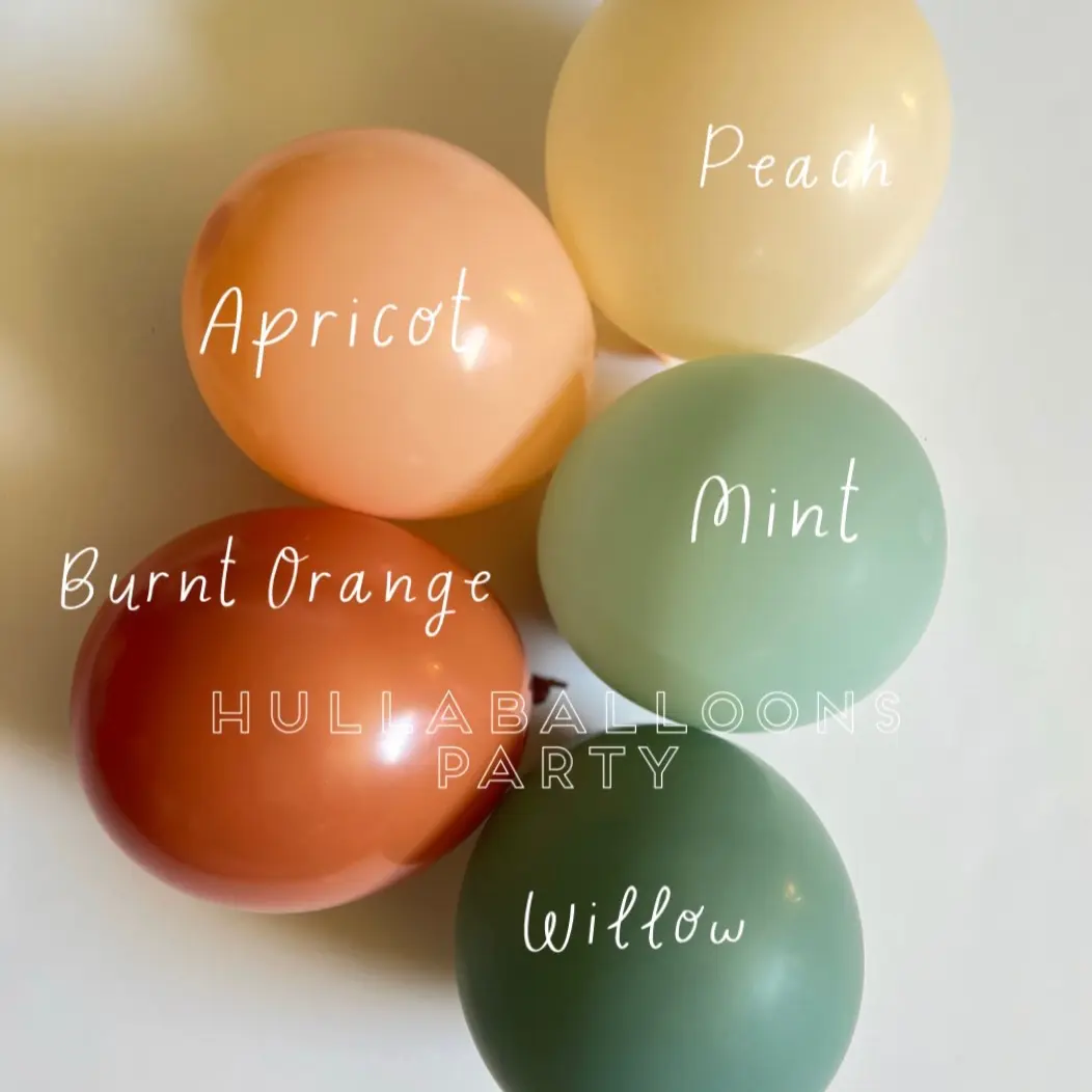 Little Green Pumpkin Balloon Garland Kit 6-Feet | Green and Orange Balloons | Fall in Love Bridal Shower Decor