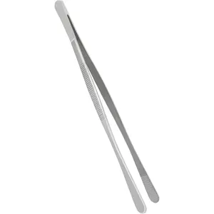 8-Inch Kitchen Tweezers Pasta Tongs, Stainless Steel Cooking Tweezer Tongs Culinary  Tweezers for  & Baking