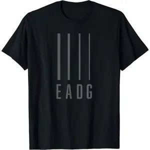 Bass Guitarist / Bass Player Gift - EADG 4 String T-Shirt