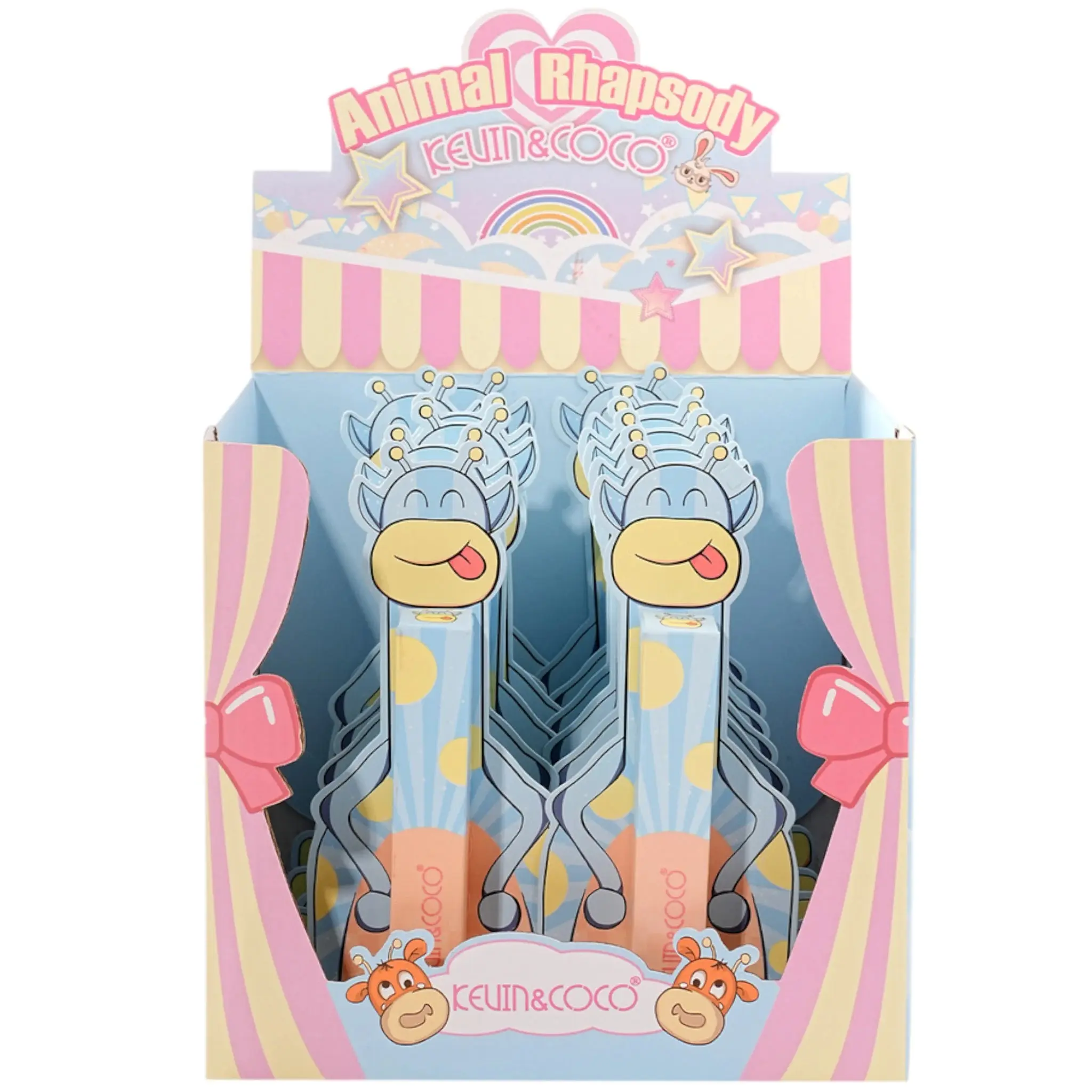 Máscara de Pestañas en Crema Animal Rhapsody Kevin & Coco - Venta al por Mayor Display 12 Unidades (KC1359)