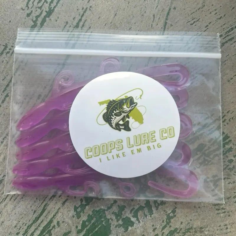 Amethyst Purple Soft Plastic Lizard Fishing Lure