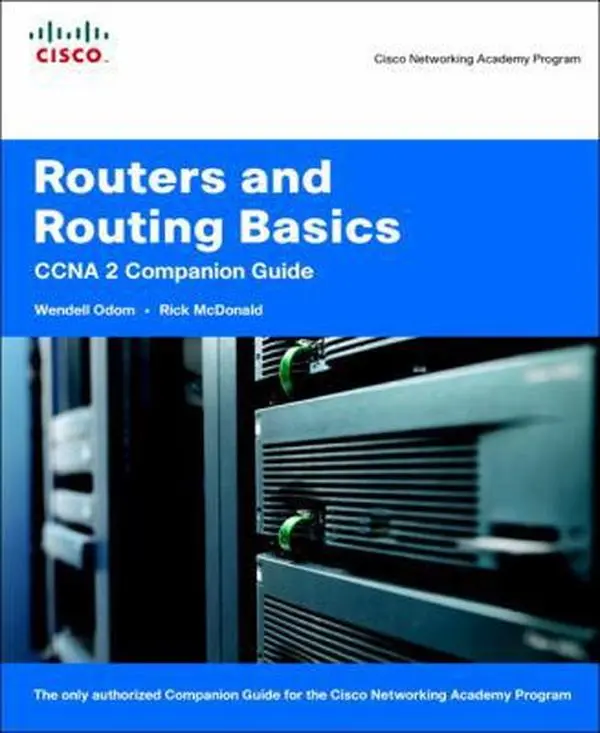 Used Very Good Hardcover Book - Routers And Routing Basics: CCNA 2 Companion Guide by Odom & McDonald, English Portable Reference (2.5 lbs)