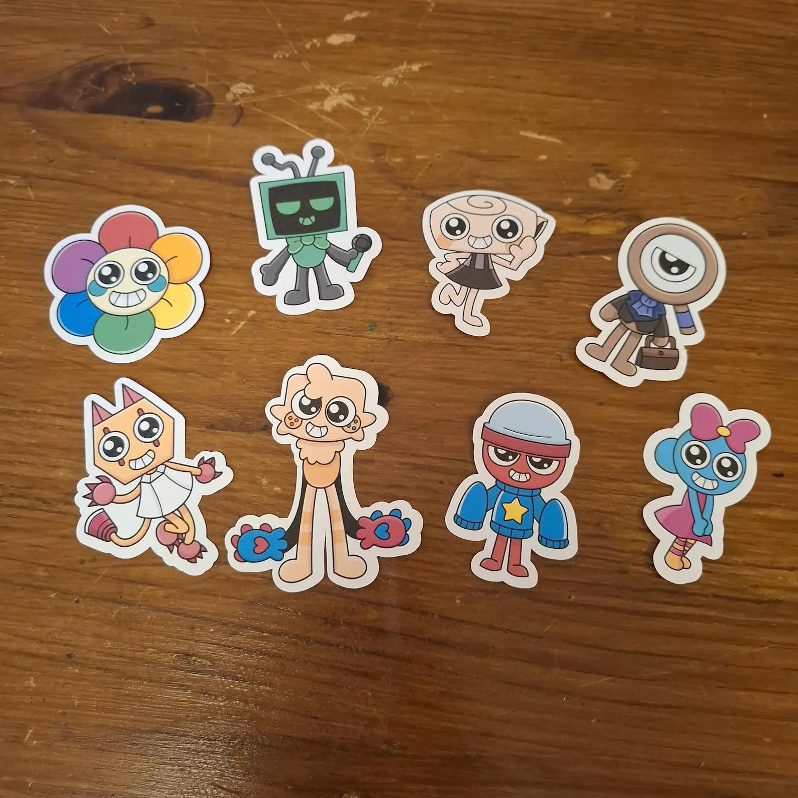 Dandy’s World Character Stickers, Cute Game Stickers, Cartoon Monster