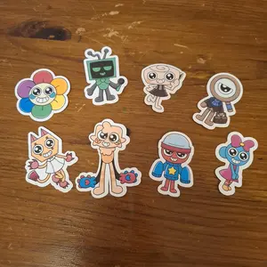 Dandy’s World Character Stickers, Cute Game Stickers, Cartoon Monster
