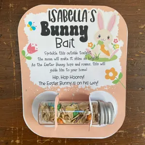 Easter Personalized Bunny Bait Card