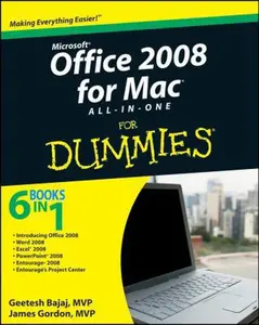 USED-Office 2008 for Mac All-In-One for Dummies by Bajaj, Geetesh (Paperback)