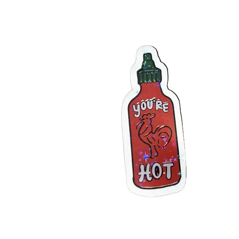 Hot Sauce Stickers - Fun and Spicy Design for Your Next Party