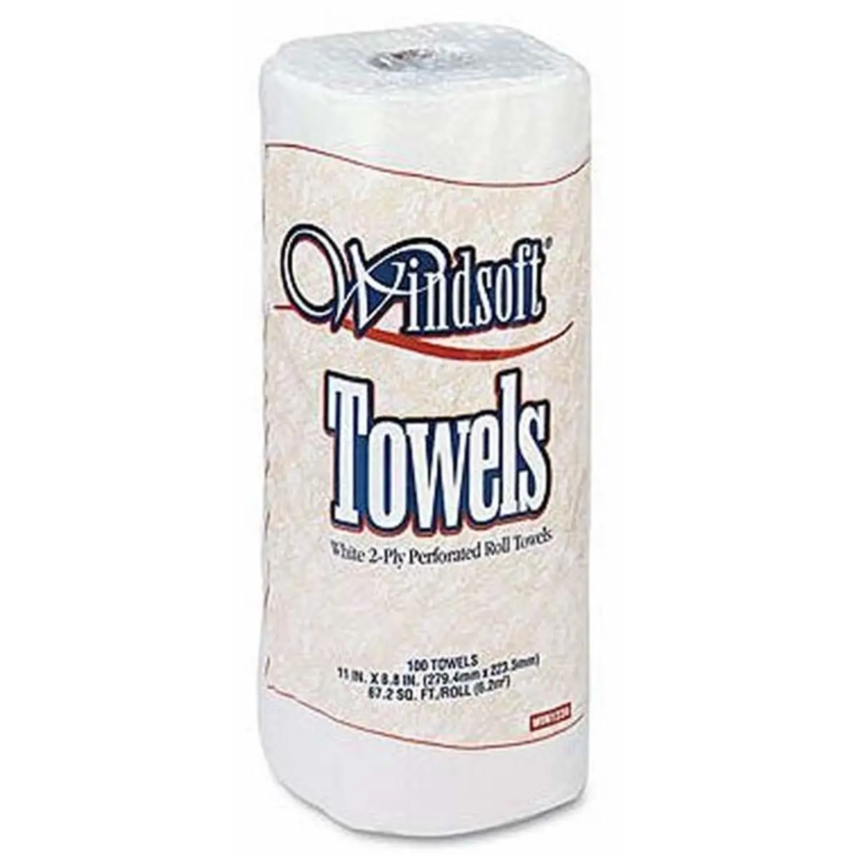 Kelsan AVR3085 2-Ply Kitchen Paper Towel Single Roll, White - 85 Sheets, Ideal for Households Home Care Supplies