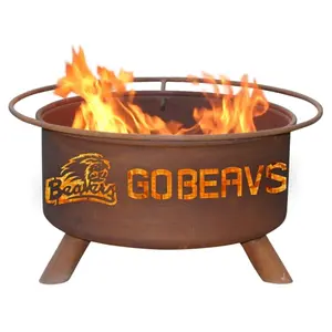 212 MAIN Patina Portable Wood Burning Firepit - Portable Fire Pit, Patio Fire Pit for Outdoor Backyard Gatherings