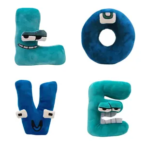 Plush dolls English Alphabet Lore Legend Plush Doll Children's Enlightenment Education Toy Doll Christmas and birthday gifts