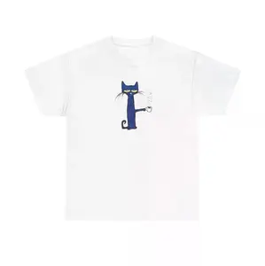 Cute Cat Coffee T-Shirt for Animal Lovers