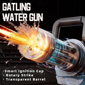 Vulcan Gatling Electric Water Gun – Rapid Fire Summer Water Blaster Toy for Kids & Adults