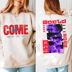Bangtan World Tour 2026 Unisex Sweatshirt, Come Back Bangtan Hoodie, Kpop Fan, Army, Concert 2026 Tshirt, Gift For Fan, Unisex Sweater Pullover Tee