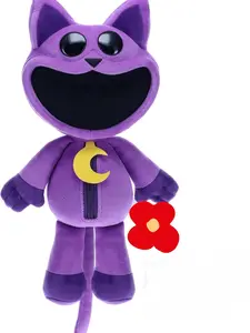 Playtime Smiling Critters Deluxe Plush – Officially Licensed CatNap Character, 14-Inch Tall Soft Toy
